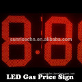 sunrise factory new price :high brightness IP65 digital 7 segment gasLarge Size Led Gas Price Sign 60 inch